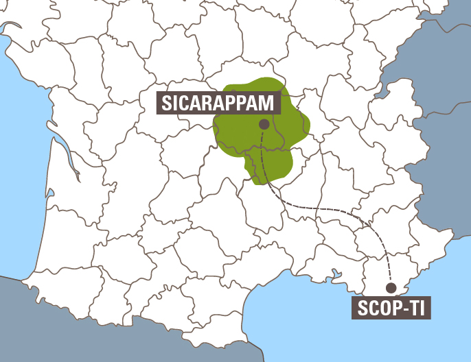 Carte cooperative Siccarapam Massif Central - Infusion de thym